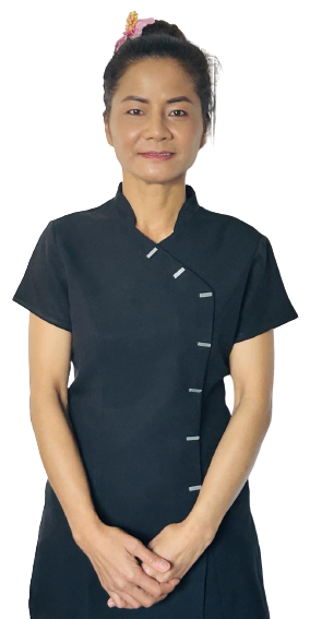 Three quarter standing image of Bori herself